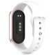 Tech-Protect Iconband Pure priekš Xiaomi Mi Smart Band 8 / 9 / 10 - Balts - silikona siksniņa viedpulksteņiem