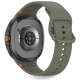 Tech-Protect Silicone Strap priekš Samsung Galaxy Watch 8 (40 / 44mm) / Classic (46mm) - Haki - silikona siksniņas (jostas) priekš pulksteņiem
