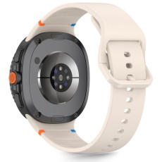 Tech-Protect Silicone Strap priekš Samsung Galaxy Watch 8 / 9 (40 / 44mm) / Classic (46mm) - Bēšs - silikona siksniņas (jostas) priekš pulksteņiem