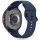 Tech-Protect Silicone Strap priekš Samsung Galaxy Watch 8 (40 / 44mm) / Classic (46mm) - Tumši Zils - silikona siksniņas (jostas) priekš pulksteņiem