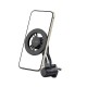 Tech-Protect N56 Magnetic MagSafe Rotable Air Vent Car Holder with Magnetic Sheet (2.pcs) - Melns - Universāls stiprinājums turētājs auto ventilācijas režģa