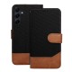 Gomma Book Case priekš Xiaomi Redmi Note 14 4G (163.25 mm) - Melns / Brūns - sāniski atverams maciņš ar magnētu un stendu