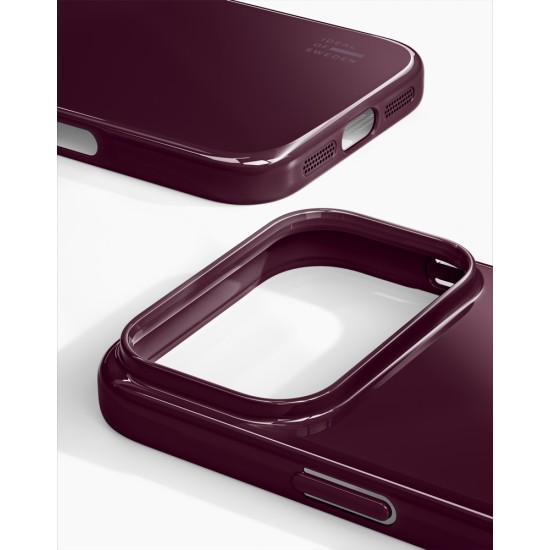 iDeal of Sweden Slim Back Case with MagSafe priekš Apple iPhone 17 Pro - Glossy Cherry - silikona aizmugures apvalks / bampers-vāciņš