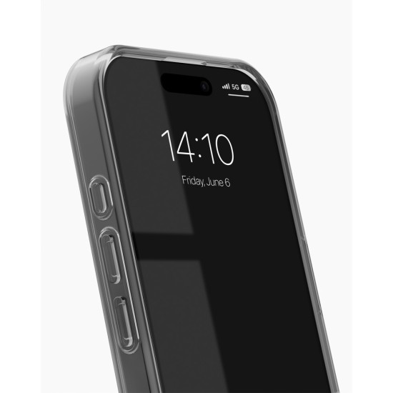 iDeal of Sweden Clear Back Case priekš Apple iPhone 17 - Tinted Black - silikona aizmugures apvalks / bampers-vāciņš