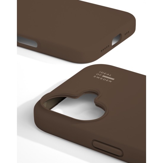 iDeal of Sweden Silicone Back Case priekš Apple iPhone 17 - Mocha Mousse - silikona aizmugures apvalks / bampers-vāciņš
