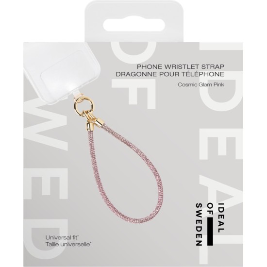 iDeal of Sweden Phone Wristlet Strap - Cosmic Glam Pink - rokas siksniņa