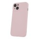 OEM Silicone Back Case (Microfiber Soft Touch) priekš Apple iPhone 15 - Gaiši Rozā - matēts silikona aizmugures apvalks