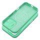 OEM Silicone Back Case with MagSafe (Microfiber Soft Touch) priekš Apple iPhone 16 Pro - Tirkīzs - matēts silikona aizmugures apvalks / bampers-vāciņš