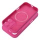 OEM Silicone Back Case with MagSafe (Microfiber Soft Touch) priekš Apple iPhone 16 Pro Max - Sārts - matēts silikona aizmugures apvalks