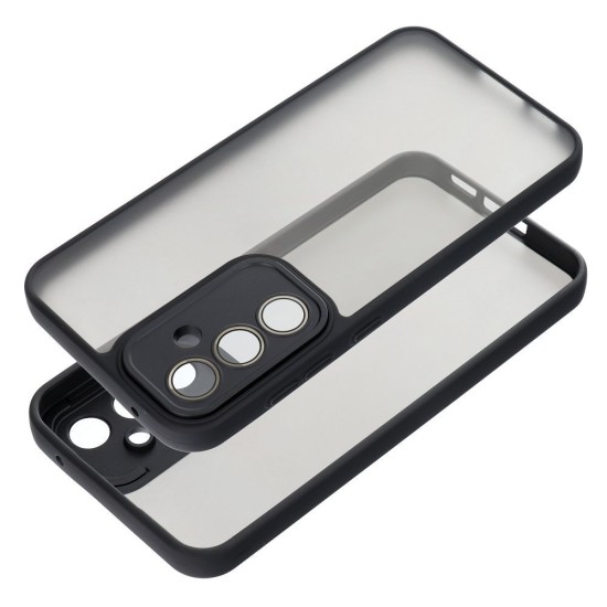 Variete Back Case priekš Samsung Galaxy A52 A525 / A52 5G A526 / A52s 5G A528 - Melns - matēts silikona-plastikāta aizmugures apvalks / bampers-vāciņš