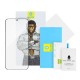 Mr. Monkey 5D Strong HD Full Glue Tempered Glass protector priekš Apple iPhone 17 Pro Max - Melns - Ekrāna Aizsargstikls / Bruņota Stikla Aizsargplēve (Full screen size curved)