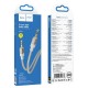 Hoco UPA32 3.5mm Male to 3.5mm Male Stereo Aux Audio cable (length: 1M) - Zelts - audio vads kabelis