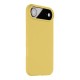 Tactical MagForce Velvet Smoothie Back Case with MagSafe priekš Apple iPhone 17 Pro - Dzeltens - silikona aizmugures apvalks / bampers-vāciņš