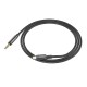 Hoco UPA19 Lightning to 3.5mm Male Stereo Aux Audio cable (length: 1M) - Melns - audio vads kabelis
