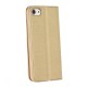 Luna Book Gold Case priekš Samsung Galaxy A17 4G A175 / A17 5G A176 - Zelts - sāniski atverams maciņš ar magnētu un stendu
