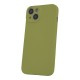 OEM Silicone Back Case (Microfiber Soft Touch) priekš Apple iPhone 17 - Olīvu - matēts silikona aizmugures apvalks