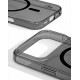 iDeal of Sweden Clear MagSafe Back Case priekš Apple iPhone 17 Pro Max - Tinted Black - silikona aizmugures apvalks / bampers-vāciņš