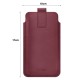 Tech-Protect SM65 Universal Phone Pouch Case 6.0 - 6.9-inch - Bordo - universāls maks futlāris kabatiņa