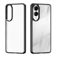 Dux Ducis Aimo Back Case priekš Samsung Galaxy S25 Edge S937 - Caurspīdīgs / Melns - triecienizturīgs silikona-plastikāta aizmugures apvalks / bampers-vāciņš