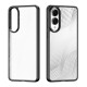 Dux Ducis Aimo Back Case priekš Samsung Galaxy S25 Edge S937 - Caurspīdīgs / Melns - triecienizturīgs silikona-plastikāta aizmugures apvalks / bampers-vāciņš