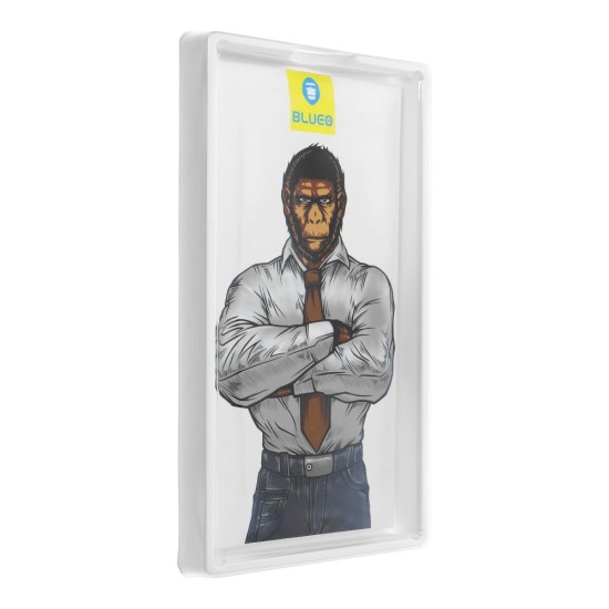 Mr. Monkey 5D Strong Lite Full Glue Tempered Glass protector priekš Samsung Galaxy S25 Edge S937 - Melns - Ekrāna Aizsargstikls / Bruņota Stikla Aizsargplēve