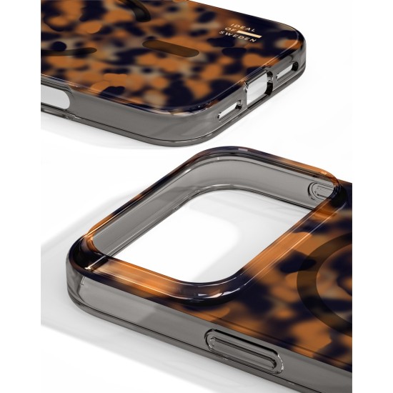 iDeal of Sweden Clear MagSafe Back Case priekš Apple iPhone 17 Pro Max - Tortoise - silikona aizmugures apvalks / bampers-vāciņš