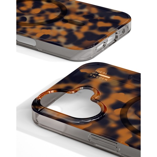iDeal of Sweden Clear MagSafe Back Case priekš Apple iPhone 17 - Tortoise - silikona aizmugures apvalks / bampers-vāciņš