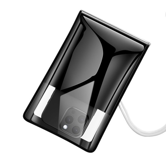 Hoco BAG32 Vasaras Universāls Vakuuma Ūdens izturīgs maks 7.2 inch - Melns