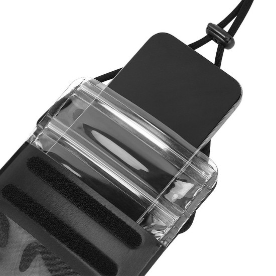 Hoco HX53 Vasaras Universāls Vakuuma Ūdens izturīgs maks 7.2 inch - Melns