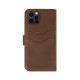 iDeal of Sweden Magnet Wallet+ Case priekš Apple iPhone 12 / 12 Pro - Brown - mākslīgās ādas sāniski atverams maciņš ar bamperu uz magnēta
