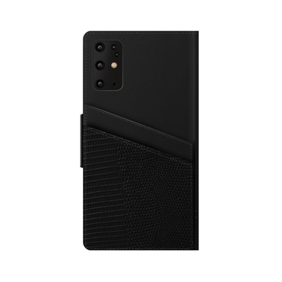 iDeal of Sweden Unity AW20 Wallet Case priekš Samsung Galaxy S21 G991 - Eagle Black - mākslīgās ādas sāniski atverams maciņš ar bamperu uz magnēta