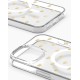 iDeal of Sweden Clear MagSafe Back Case priekš Apple iPhone 15 / 14 / 13 - Golden Hearts - silikona aizmugures apvalks / bampers-vāciņš