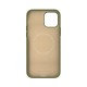 iDeal of Sweden Silicone MagSafe Back Case priekš Apple iPhone 12 / 12 Pro - Khaki - silikona aizmugures apvalks / bampers-vāciņš