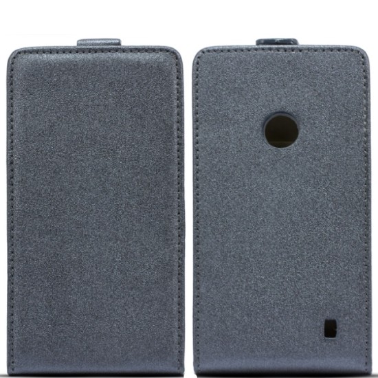 Telone Shine Pocket Slim Flip Case LG G4c Mini H525N / Magna H502F / H500F - Pelēks - vertikāli atverams maciņš (ādas telefona maks, leather book vertical flip case cover)
