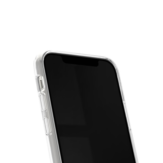 iDeal of Sweden Clear Back Case priekš Apple iPhone 12 / 12 Pro - Golden Hearts - silikona aizmugures apvalks / bampers-vāciņš