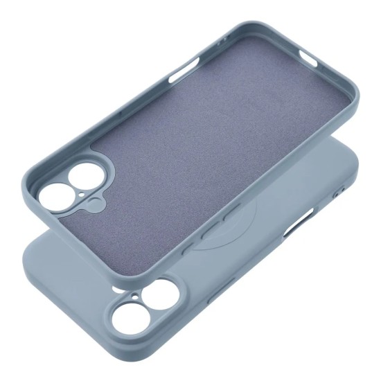 Silicone MagSafe Back Case priekš Xiaomi Redmi 15C 5G - Pelēks - silikona aizmugures apvalks / bampers-vāciņš