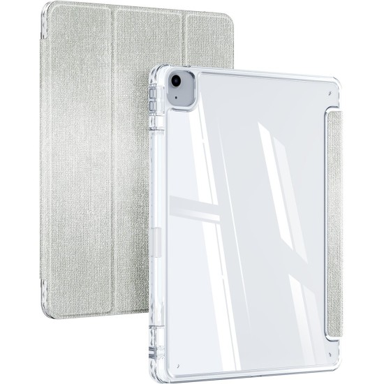 Dux Ducis Unid Foldable Book Case with Pencil Storage priekš Apple iPad Pro 13 (2024 / 2025) - Zaļs - sāniski atverams maciņš ar stendu