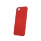 OEM Silicone Back Case (Microfiber Soft Touch) priekš Apple iPhone 17 Pro - Sarkans - matēts silikona aizmugures apvalks