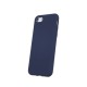 OEM Silicone Back Case (Microfiber Soft Touch) priekš Apple iPhone 17 Air - Tumši Zils - matēts silikona aizmugures apvalks