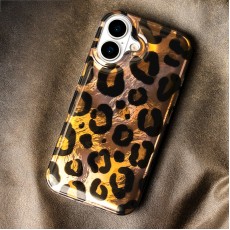Animal Print Case priekš Samsung Galaxy A56 5G A566 / A36 5G A366 - Brūns - silikona aizmugures apvalks / bampers-vāciņš