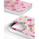 iDeal of Sweden Mirror Back Case with MagSafe priekš Apple iPhone 17 - Rose Blush Floral - silikona-plastikāta aizmugures apvalks / bampers-vāciņš