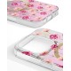 iDeal of Sweden Mirror Back Case with MagSafe priekš Apple iPhone 16 Pro Max - Rose Blush Floral - silikona-plastikāta aizmugures apvalks / bampers-vāciņš