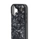 iDeal of Sweden Pearlised MagSafe Back Case priekš Apple iPhone 17 - Black - silikona-plastikāta aizmugures apvalks / bampers-vāciņš