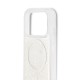 iDeal of Sweden Pearlised MagSafe Back Case priekš Apple iPhone 17 Pro Max - White - silikona-plastikāta aizmugures apvalks / bampers-vāciņš