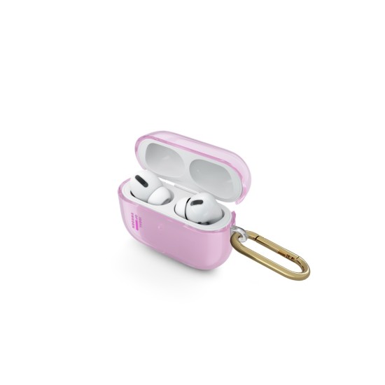 iDeal of Sweden Clear Case priekš Apple Airpods Pro 3 - Light Pink - plastikāta apvalks bezvadu austiņu lādēšanas ierīcei