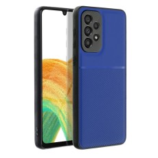 Forcell Noble Back Case priekš Samsung Galaxy S26 Ultra 5G - Zils - mākslīgās ādas aizmugures apvalks ar iebūvētu metālisku plāksni / bampers-vāciņš
