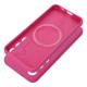 OEM Silicone Back Case with MagSafe (Microfiber Soft Touch) priekš Samsung Galaxy S26 Plus 5G - Sārts - matēts silikona aizmugures apvalks