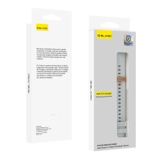 18mm Blavec Silicone Watch Band - Pelēka - silikona siksniņas (jostas) priekš pulksteņiem