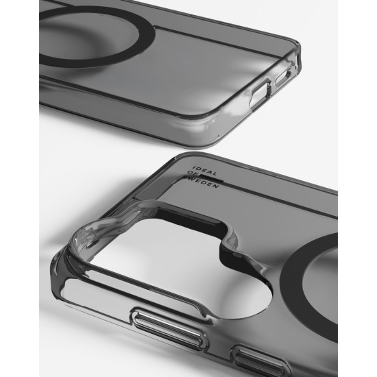 iDeal of Sweden Clear MagSafe Back Case priekš Samsung Galaxy S26 Ultra 5G - Tinted Black - silikona aizmugures apvalks / bampers-vāciņš