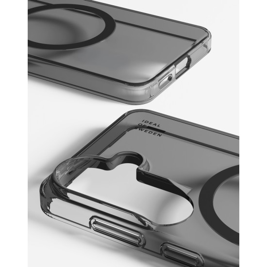 iDeal of Sweden Clear MagSafe Back Case priekš Samsung Galaxy S26 5G - Tinted Black - silikona aizmugures apvalks / bampers-vāciņš